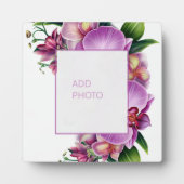 フローラ蘭の写真の追加 フォトプラーク (正面)