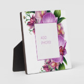 フローラ蘭の写真の追加 フォトプラーク (正面)