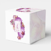 フローラ蘭結婚式の引き出物箱 フェイバーボックス (裏面サイド)