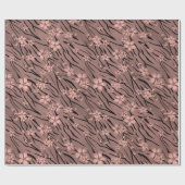 フローラ虎プリント ラッピングペーパー (フラット)