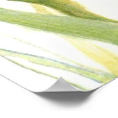 フローラ虹彩水彩 ポスター (角)