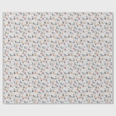 フローラ虹：手描きシームレスなテクスチャ ラッピングペーパー (フラット)