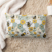 フローラ蜂の巣枕 ランバークッション (ブランケット)