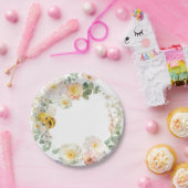 フローラ蜂パーティープレート ペーパープレート (パーティー)