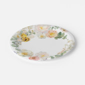 フローラ蜂パーティープレート ペーパープレート (アングル)