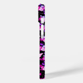 フローラ蝶とハートピンク黒 Case-Mate iPhoneケース (裏面 / 左)