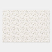 フローラ蝶とミツバチの切り離し ラッピングペーパーシート (正面2)