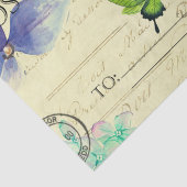 フローラ蝶の一時はがき切り離し 薄葉紙 (詳細)