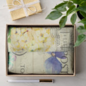 フローラ蝶の一時はがき切り離し 薄葉紙 (ギフト)