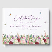 フローラ蝶の命のお祝い ゲストブック (正面)