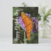 フローラ蝶の母のデイカード サンキューカード (スタンド正面)