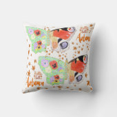 フローラ蝶の秋 クッション (裏面)