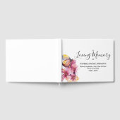 フローラ蝶の記念葬儀の記憶 ゲストブック (全面)