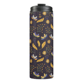 フローラ蝶パターン タンブラー