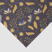 フローラ蝶パターン 薄葉紙 (詳細)