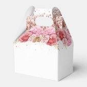 フローラ蝶ピンクハッピーバースデー フェイバーボックス (裏面サイド)