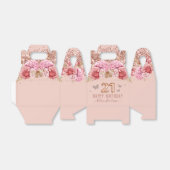 フローラ蝶ピンクハッピー21歳の誕生日 フェイバーボックス (折り畳みなし)