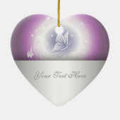 フローラ蝶ファンタジー紫 セラミックオーナメント (裏面)