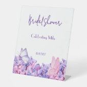 フローラ蝶ブライダル標識 台座サイン (正面)