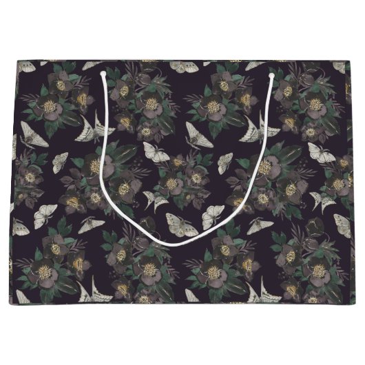 フローラ蝶 ラージペーパーバッグ (正面)