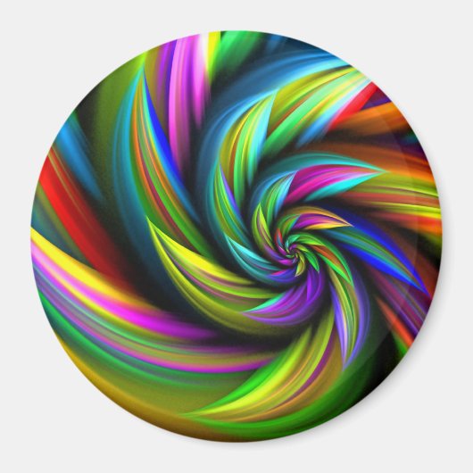 フローラ螺旋花 マグネット (正面)