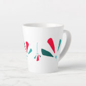 フローラ行デザイン カフェラテマグ (右アングル)