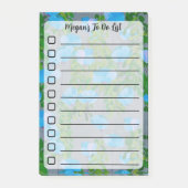 フローラ行リスト ポストイット (正面)