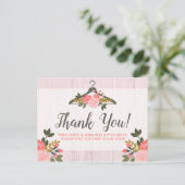 フローラ衣料物掛けクローゼットブティック ポストカード (スタンド正面)