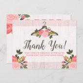 フローラ衣料物掛けクローゼットブティック ポストカード (正面/裏面)