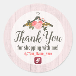 フローラ衣料物掛けクローゼットブティック ラウンドシール