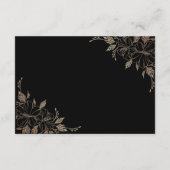 フローラ表示ブライダルウェディングシャワーエンクロージャ エンクロージャーカード (裏面)