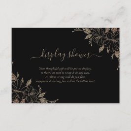 フローラ表示ブライダルウェディングシャワーエンクロージャ エンクロージャーカード