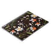 フローラ表面パターンファッション春 ノートブック (左側)