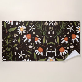 フローラ表面パターンファッション春 ビーチタオル