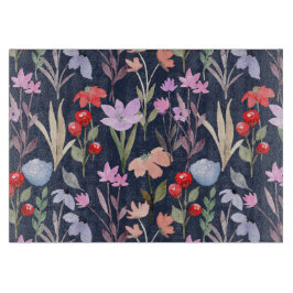 フローラ表面パターンファッション植物学 カッティングボード