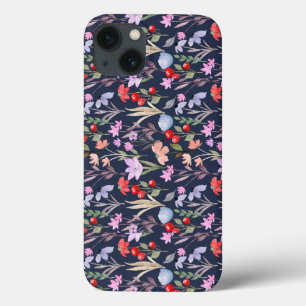 フローラ表面パターンファッション植物学 iPhone 13ケース
