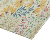 フローラ表面パターン – スタイリッシュ抽象芸術壁紙 カッティングボード (角)