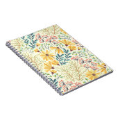 フローラ表面パターン – スタイリッシュ抽象芸術壁紙 ノートブック (右側)