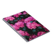 フローラ表面パターン – ファッション装飾抽象芸術 ノートブック (右側)