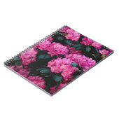 フローラ表面パターン – ファッション装飾抽象芸術 ノートブック (左側)