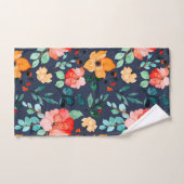 フローラ表面パターン – ファッション装飾春 ハンドタオル (ハンドタオル)