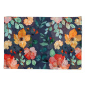 フローラ表面パターン – ファッション装飾春 枕カバー (裏面-左)