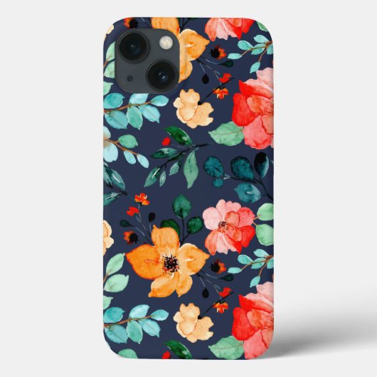 フローラ表面パターン – ファッション装飾春 Case-Mate iPhoneケース (裏面)