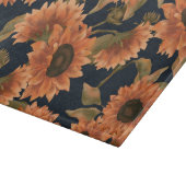 フローラ表面パターン – ファッション装飾熱帯 カッティングボード (角)