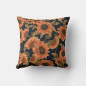 フローラ表面パターン – ファッション装飾熱帯 クッション (裏面)