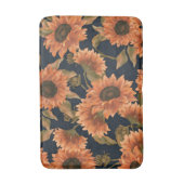 フローラ表面パターン – ファッション装飾熱帯 バスマット (正面縦)