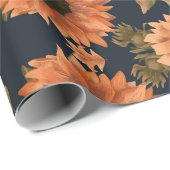 フローラ表面パターン – ファッション装飾熱帯 ラッピングペーパー (ロールコーナー)