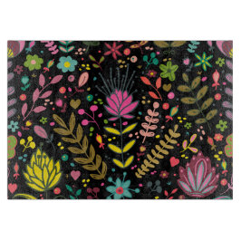 フローラ表面模様スタイリッシュ – 花壁紙 カッティングボード