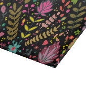 フローラ表面模様スタイリッシュ – 花壁紙 カッティングボード (角)