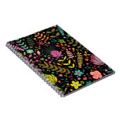 フローラ表面模様スタイリッシュ – 花壁紙 ノートブック (右側)